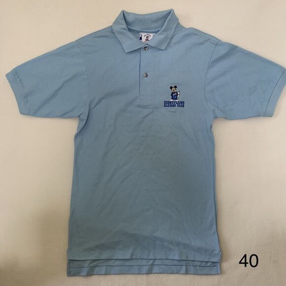 Rare 90’s Vintage Disneyland Alumni Club Mickey Mouse Polo Shirt Size Small Flaw - Picture 1 of 10